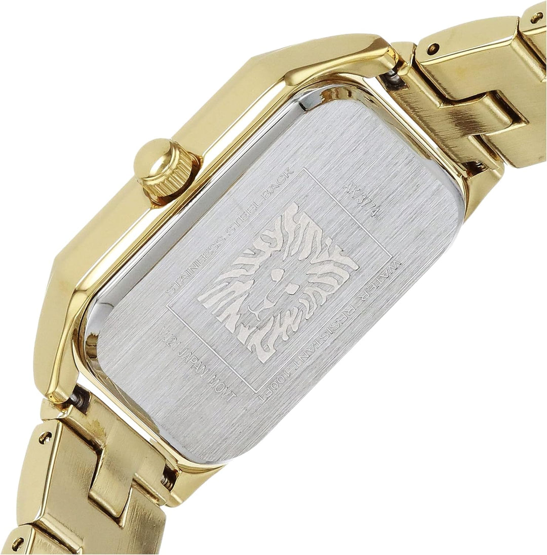 Anne Klein Women's AK/3774CHGB Gold Bracelet Watch