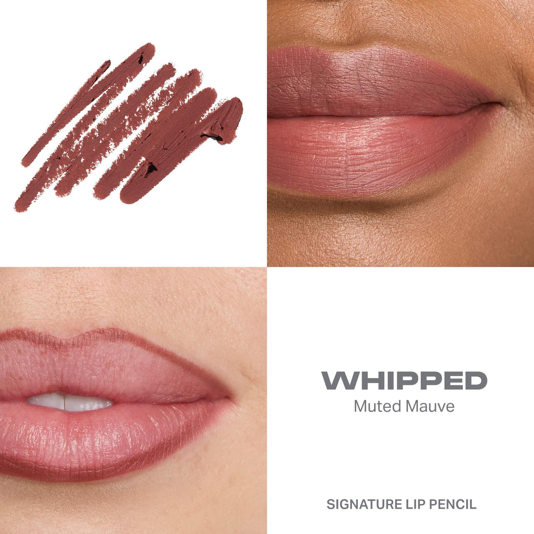Morphe Signature Lip Liner Pencil - Creamy, Long Lasting Definer for Precise Shaping and Filling - Lip Makeup Essential with Smooth Glide - Professional Lipliner Pencil