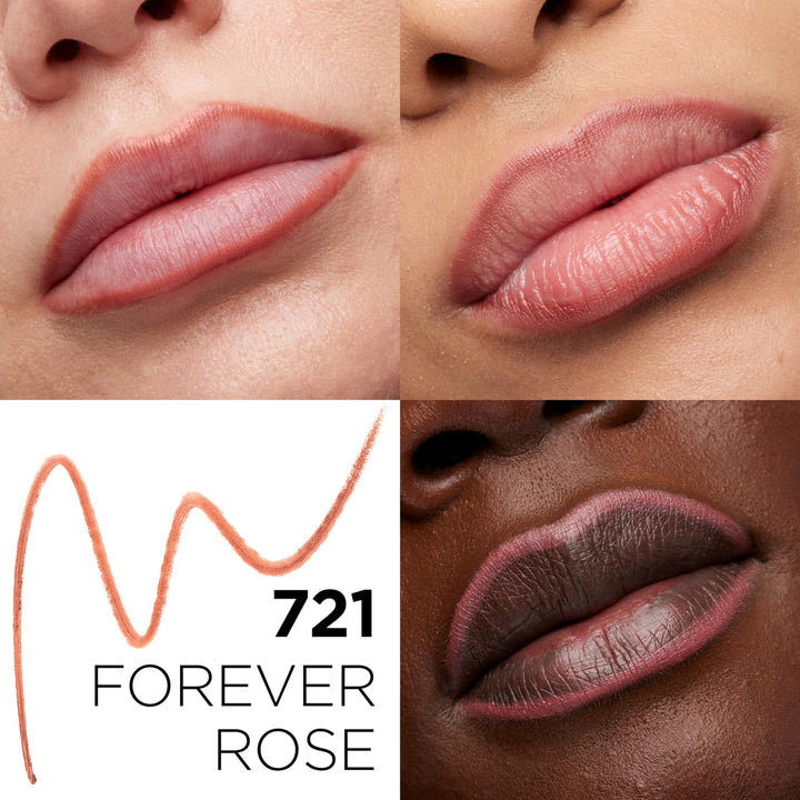L'Oreal Paris Colour Riche Lip Liner Pencil, Creamy Lip Liner with Omega 3 and Vitamin E