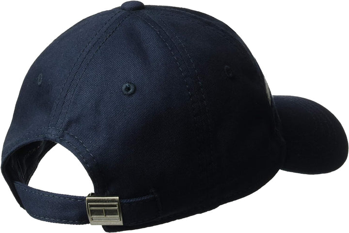 Tommy Hilfiger Men's Cotton Avery Adjustable Baseball Cap - BLUE