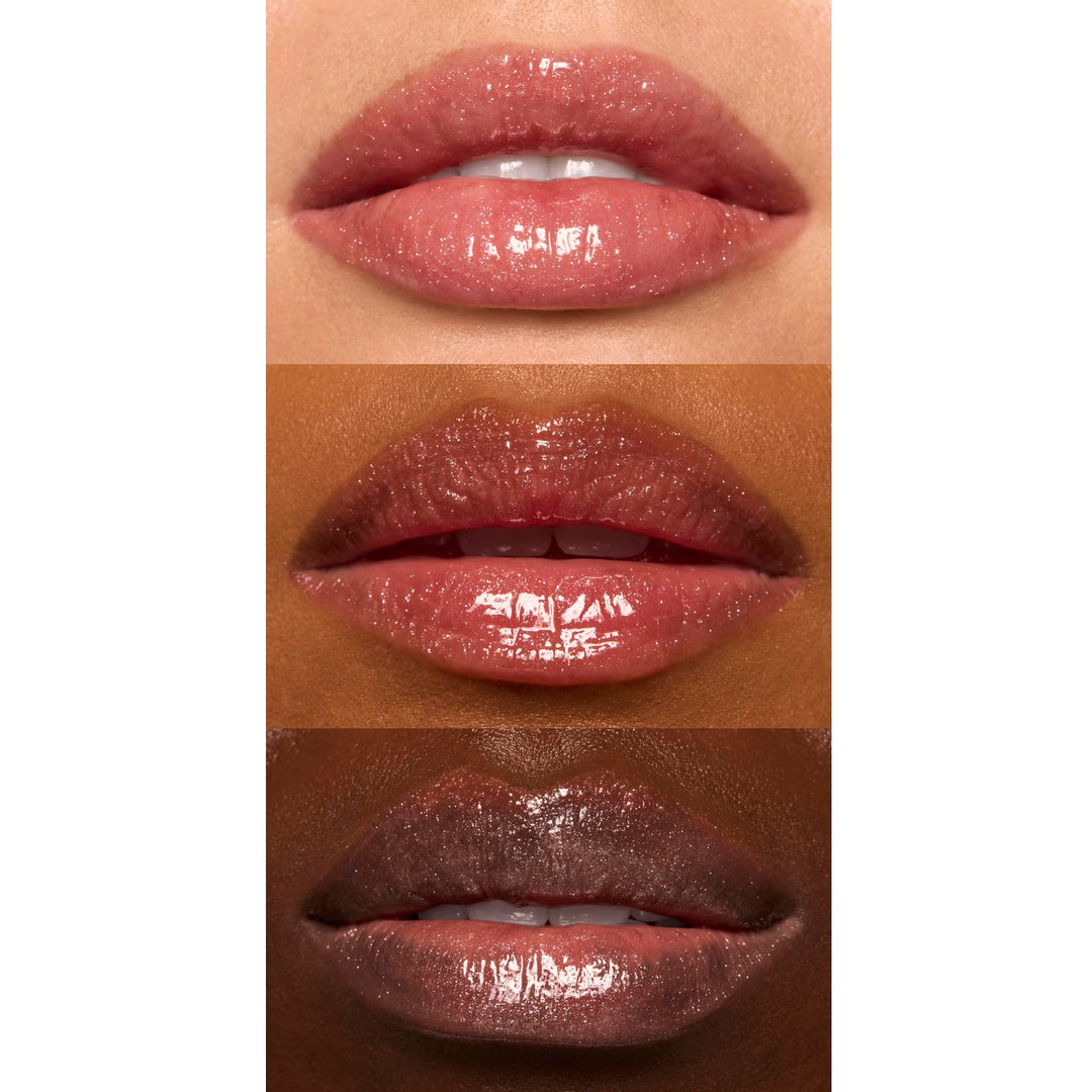 e.l.f. Glow Reviver Lip Oil, Nourishing and Hydrating with High-Shine Glimmer Finish & Sheer Wash Of Color, Minty Scent, Non-Sticky, Vegan & Cruelty-free