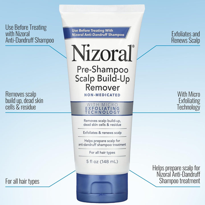 Nizoral Pre-Shampoo Scalp Build-Up Remover - Exfoliates and Renews Helps Prepare for Anti-Dandruff Shampoo Treatment, 5 oz