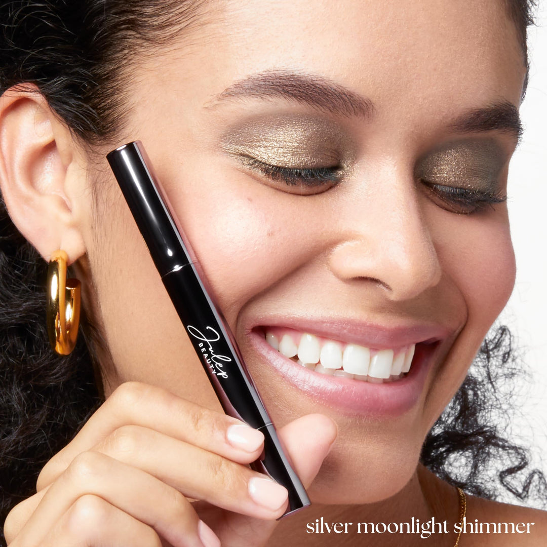 Julep Eyeshadow 101 Cream-to-Powder Waterproof Shadow Stick – Champagne Shimmer – Long-Lasting, Crease-Proof, Medium Golden-Beige Shimmer Cream Eyeshadow with Built-in Smudger