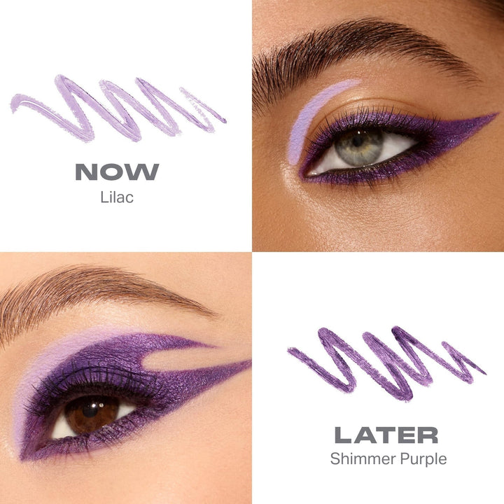 Morphe Bi-Liner Dual-Ended Gel Eyeliner Pencil - Matte &amp; Metallic Eye Liner Duo with Long Lasting Waterproof Color for Precise and Smoked Eye Makeup Looks