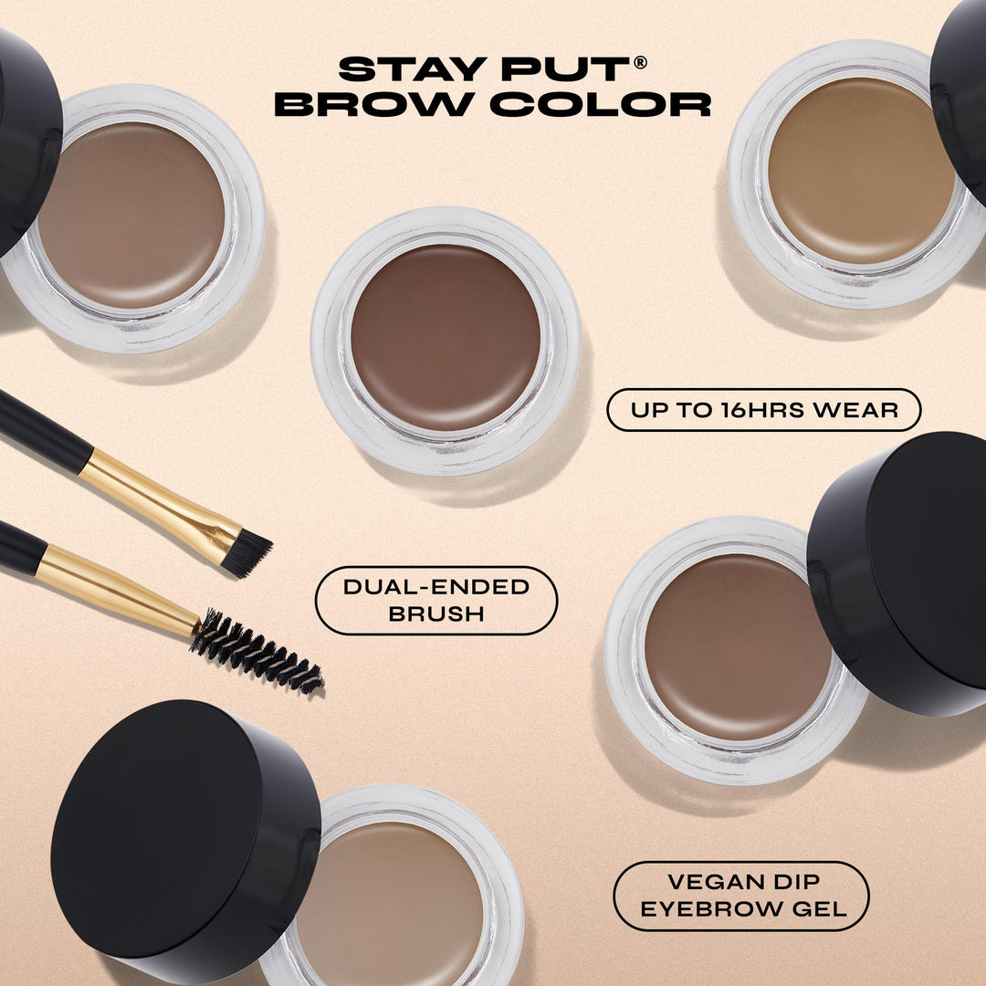 Milani Stay Put Brow Color Vegan, Cruelty-Free Eyebrow Color that Fills and Shapes Brows