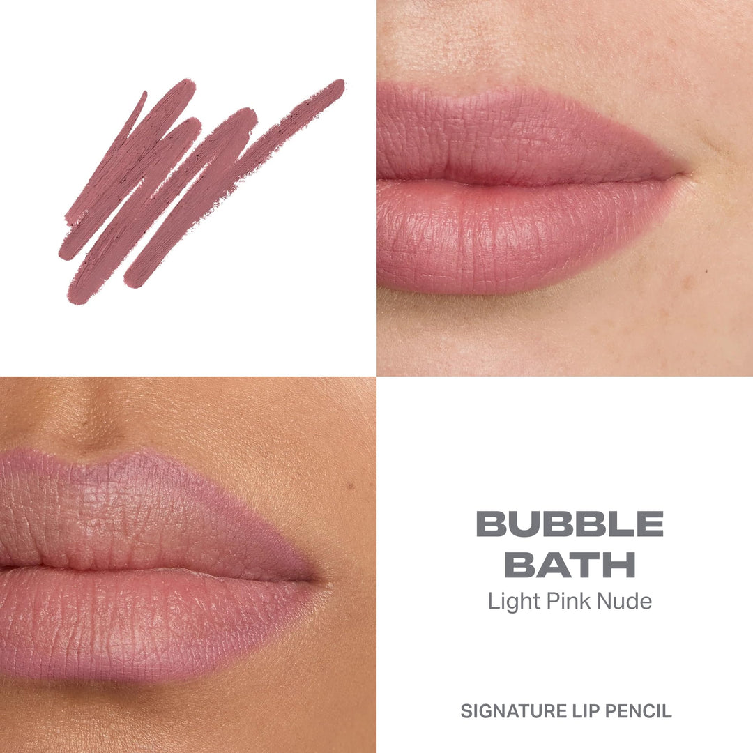 Morphe Signature Lip Liner Pencil - Creamy, Long Lasting Definer for Precise Shaping and Filling - Lip Makeup Essential with Smooth Glide - Professional Lipliner Pencil