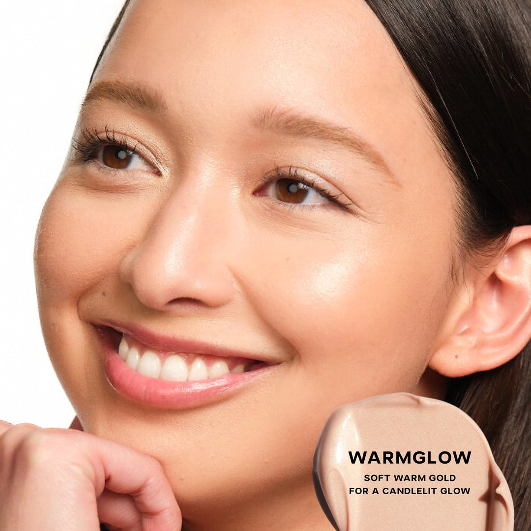 Saie Mini Glowy Super Gel Lightweight Illuminator - Luminizer + Makeup Primer for Glowing Skin - Enriched with Vitamin C + Hydrating Squalane Oil