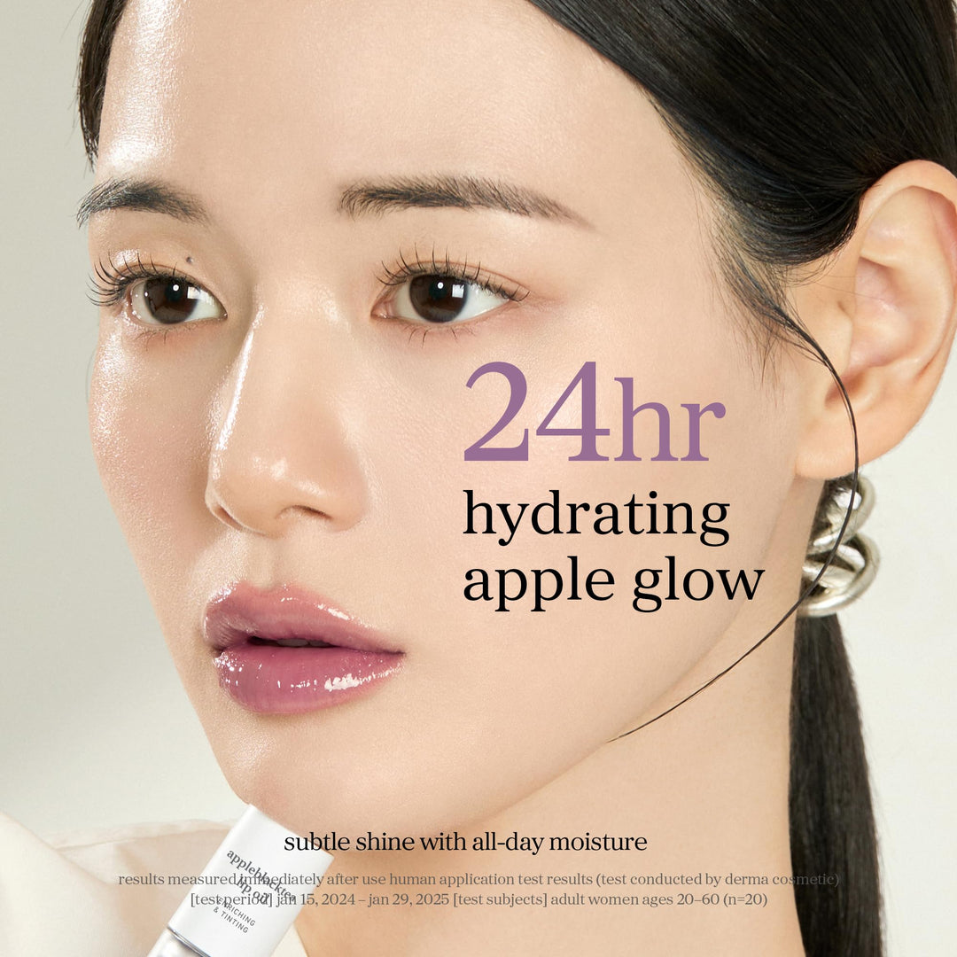 NOONI Korean Lip Oil - Applemint | Long-Lasting, Moisturizing, Plumping, Revitalizing for Dry Lips, Waterproof, No Peel Off, Hydrating, Nourishing Crystal Clear Lip Stain, 0.12 FL Oz