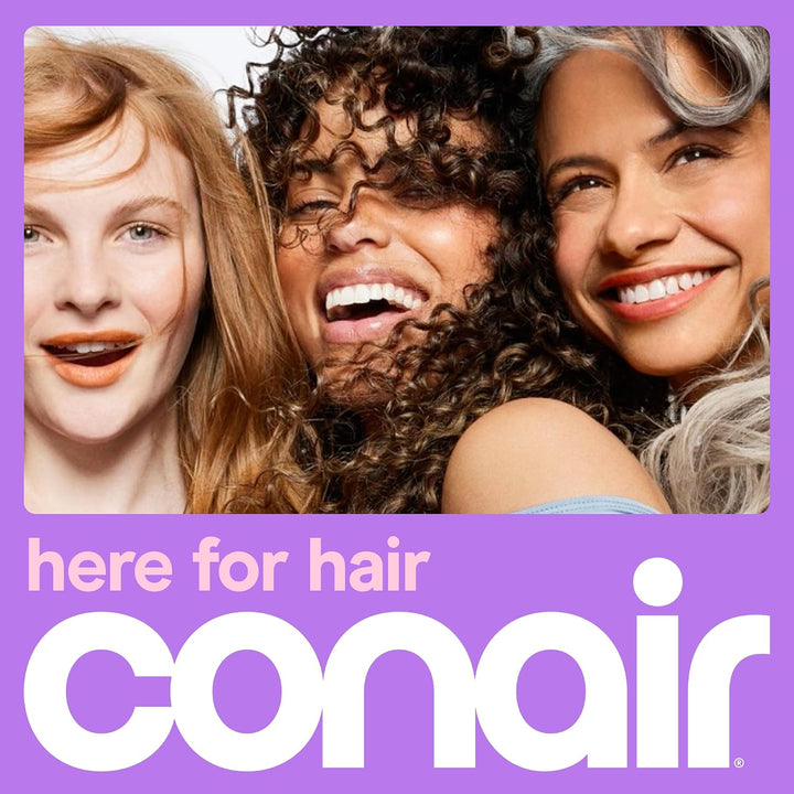 Conair Hair Rollers for Heatless Curls Overnight, Snap Closures, 48 Count