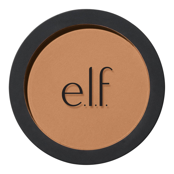 e.l.f. Primer-Infused Bronzer, Long-Lasting, Lightweight &amp; Buildable Powder Bronzer, Delivers A Matte Finish, Vegan &amp; Cruelty-Free