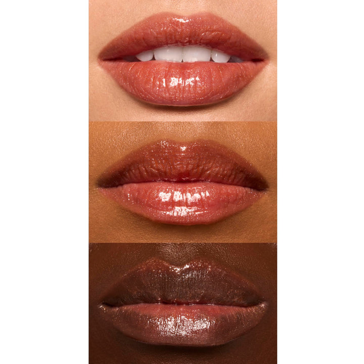 e.l.f. Glow Reviver Lip Oil, Nourishing and Hydrating with High-Shine Glimmer Finish & Sheer Wash Of Color, Minty Scent, Non-Sticky, Vegan & Cruelty-free