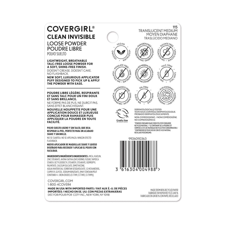 Covergirl Clean Invisible Loose Powder