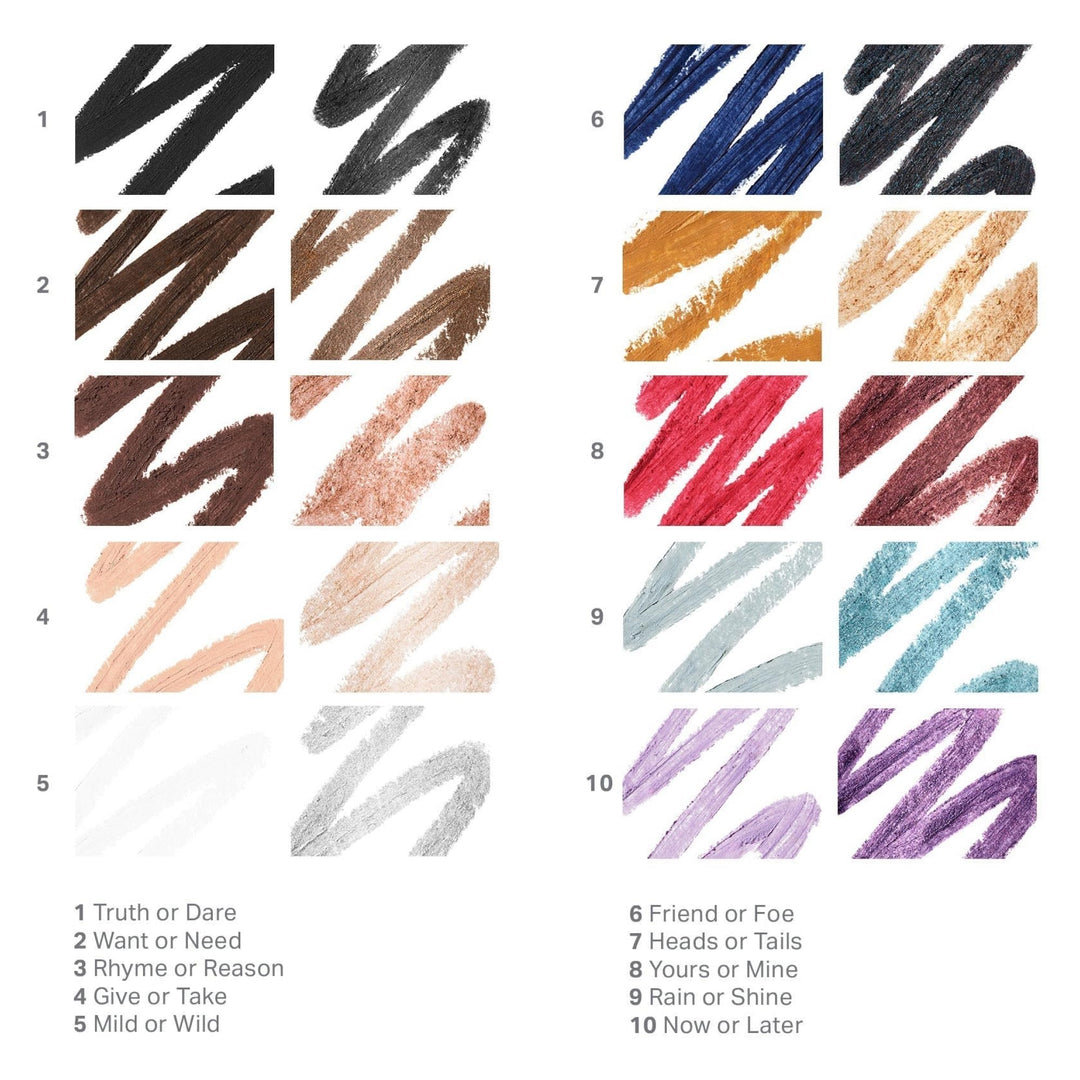 Morphe Bi-Liner Dual-Ended Gel Eyeliner Pencil - Matte &amp; Metallic Eye Liner Duo with Long Lasting Waterproof Color for Precise and Smoked Eye Makeup Looks