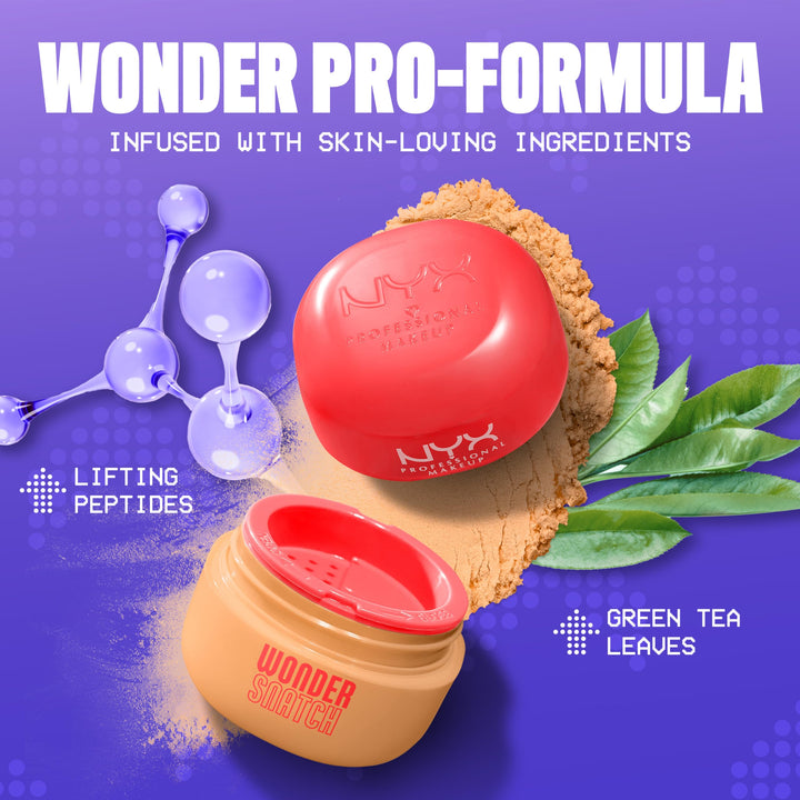 NYX PROFESSIONAL MAKEUP Wonder Snatch Setting Powder, Lifting Loose Powder With Up To 16HR Wear