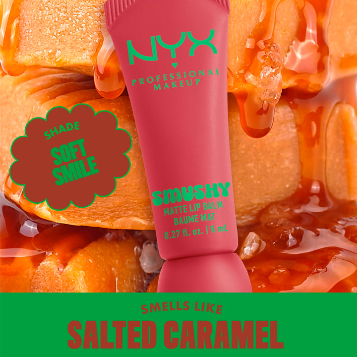 NYX PROFESSIONAL MAKEUP Smushy Matte Lip Balm, Tinted Lip Moisturizer with Soft, Matte Finish
