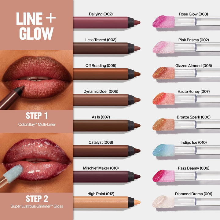 Revlon ColorStay Multi-Liner for Lips, Eyes &amp; Face | Creamy multi-use liner for lips, eyes &amp; face. Precision brush for easy blending. Glides on without tugging.