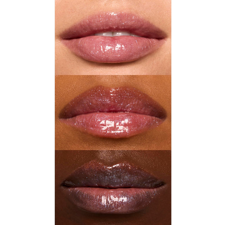 e.l.f. Glow Reviver Lip Oil, Nourishing and Hydrating with High-Shine Glimmer Finish & Sheer Wash Of Color, Minty Scent, Non-Sticky, Vegan & Cruelty-free