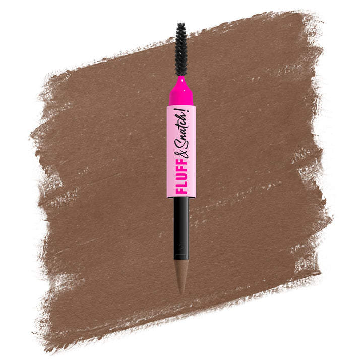 NYX PROFESSIONAL MAKEUP Fluff &amp; Snatch Brow Powder Pen, Cream To Powder Eyebrow Pen For Soft, Defined Brows, Smudge and Transfer-Resistant Formula