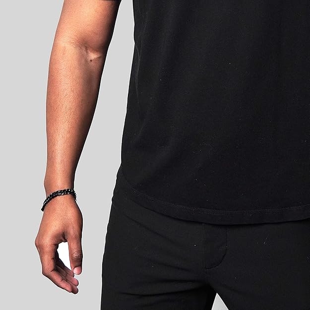 Invicta Bracelet for Men, Stainless Steel Curb Link Chain Jewelry, 8.5mm