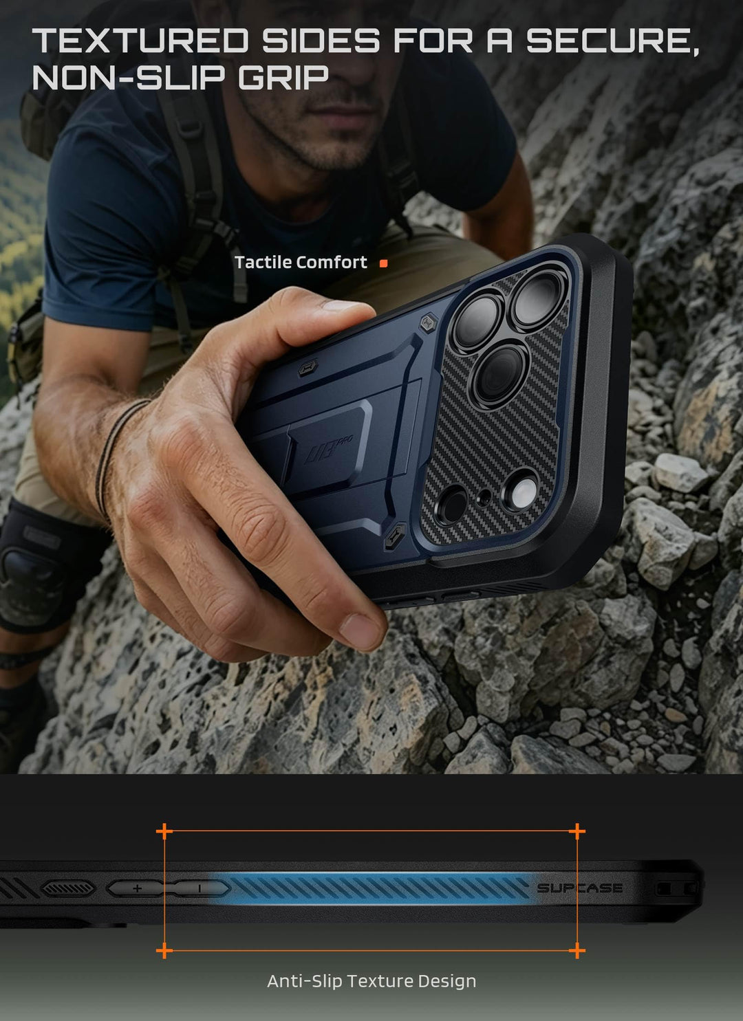 SUPCASE for iPhone Case, Belt Clip, Military-Grade Protection, Built-in Kickstand &amp; Screen Protector, Camera Control, Heavy-Duty Phone Case, Unicorn Beetle Pro