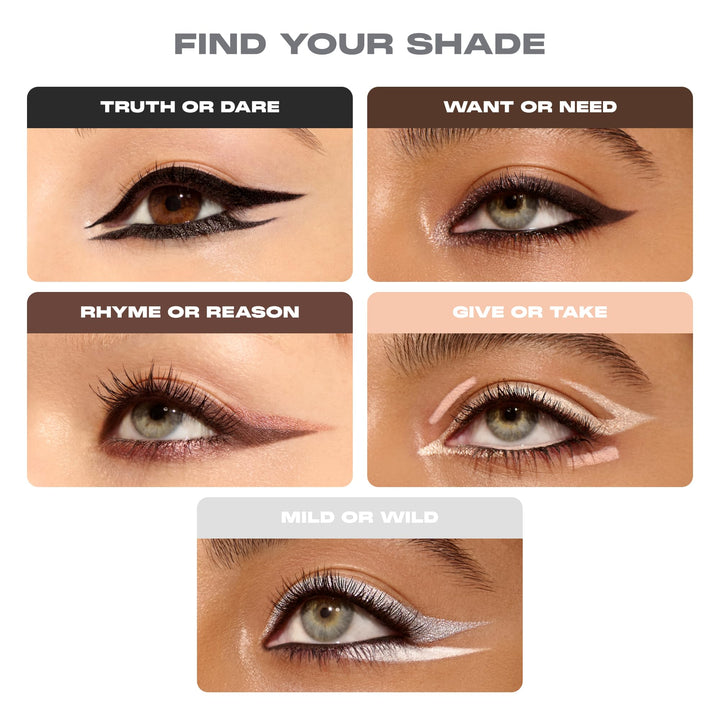 Morphe Bi-Liner Dual-Ended Gel Eyeliner Pencil - Matte &amp; Metallic Eye Liner Duo with Long Lasting Waterproof Color for Precise and Smoked Eye Makeup Looks