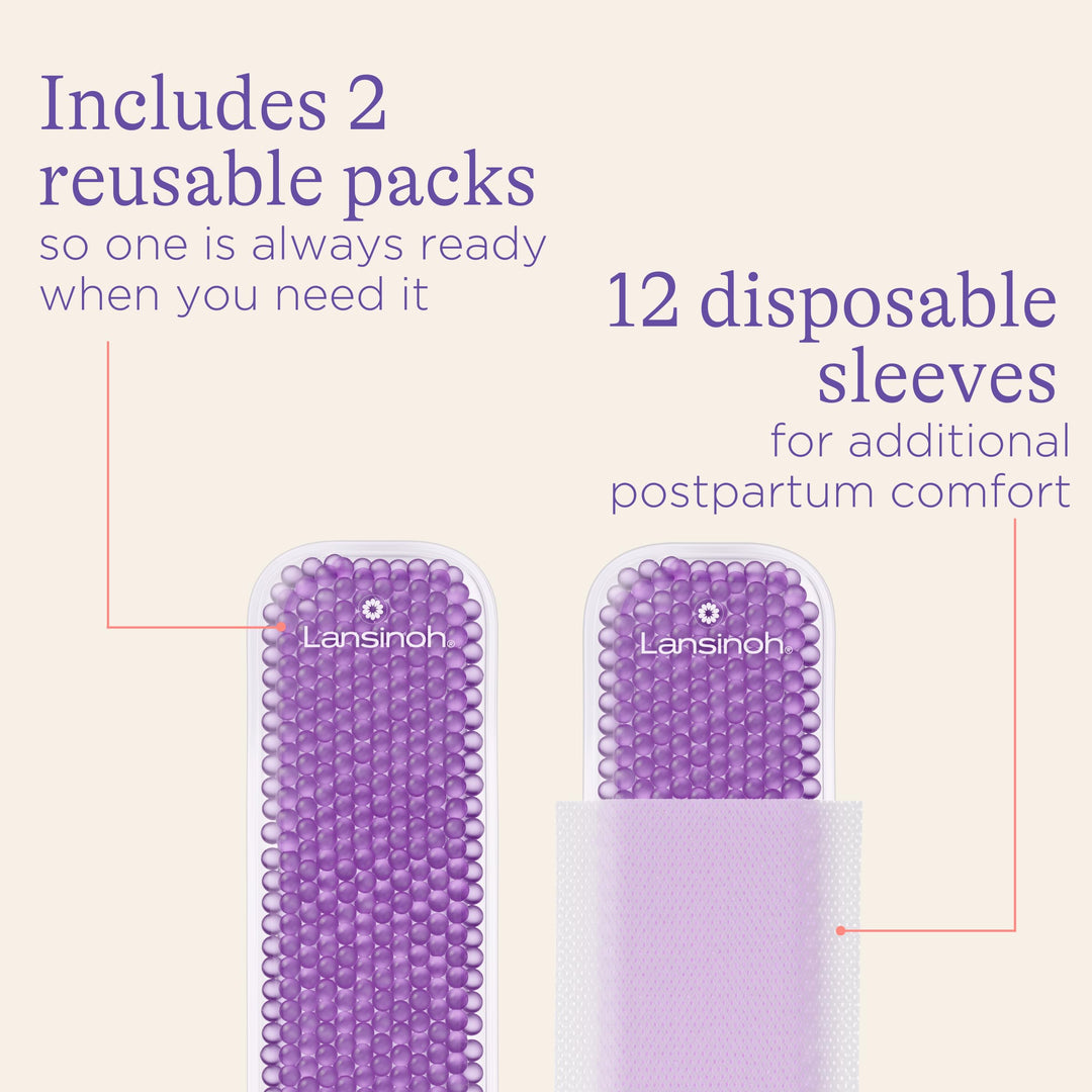 Lansinoh Hot &amp; Cold Postpartum Therapy Packs Disposable Sleeve Refill, 24 Count