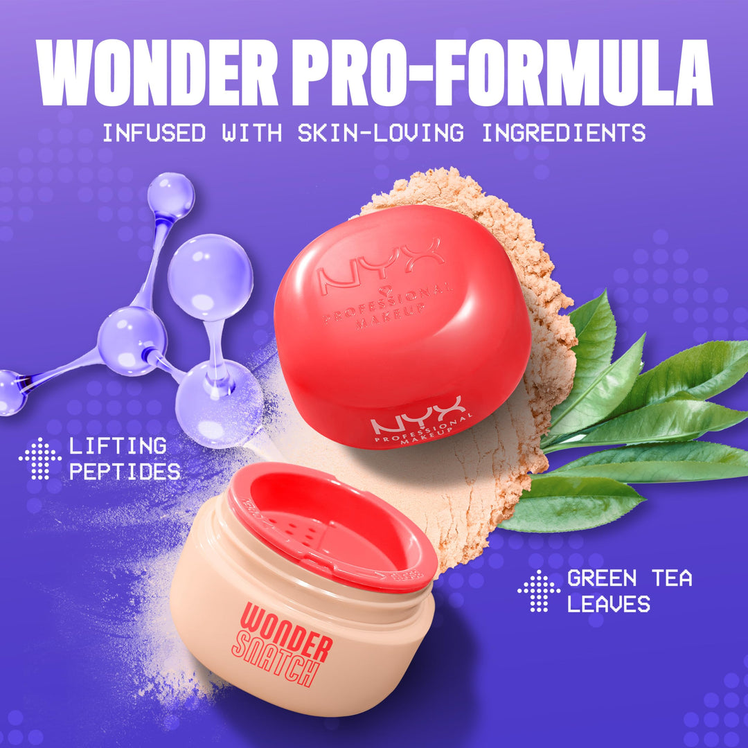 NYX PROFESSIONAL MAKEUP Wonder Snatch Setting Powder, Lifting Loose Powder With Up To 16HR Wear