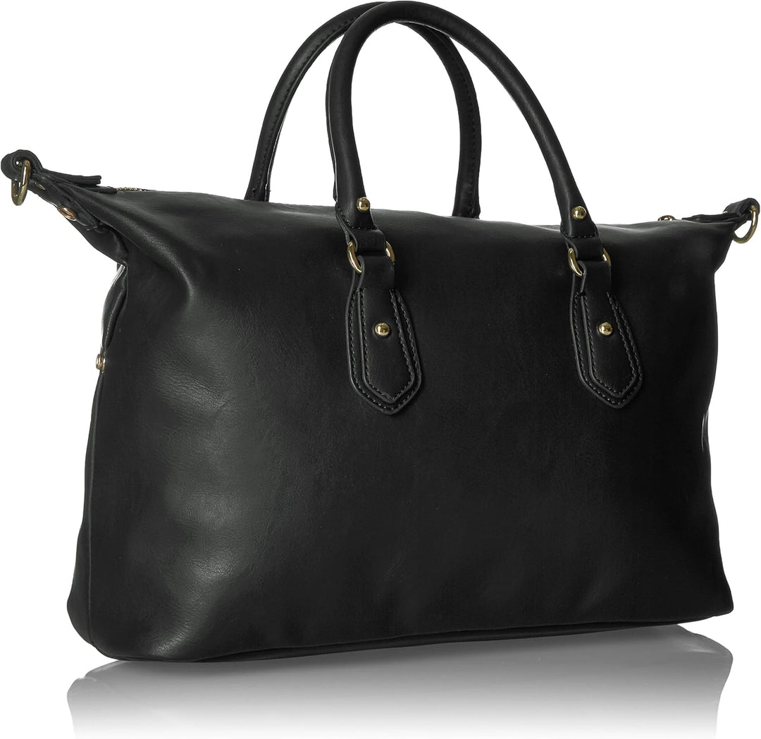 Tommy Hilfiger Women's Jaden Satchel Crossbody Bag - Black