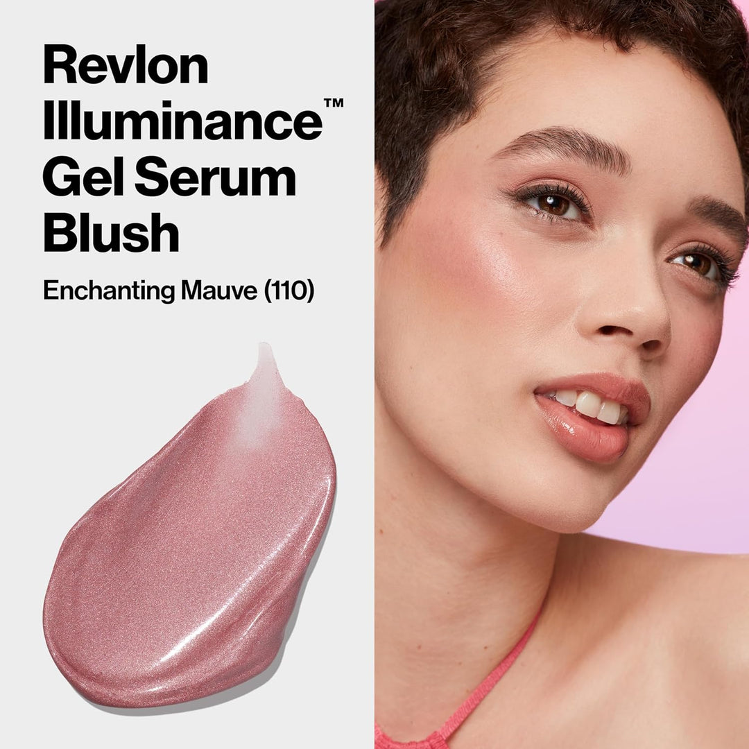 Revlon Illuminance Gel Serum Blush, Visibly Plump Cheeks, Dewy Finish and Hydrates All Day