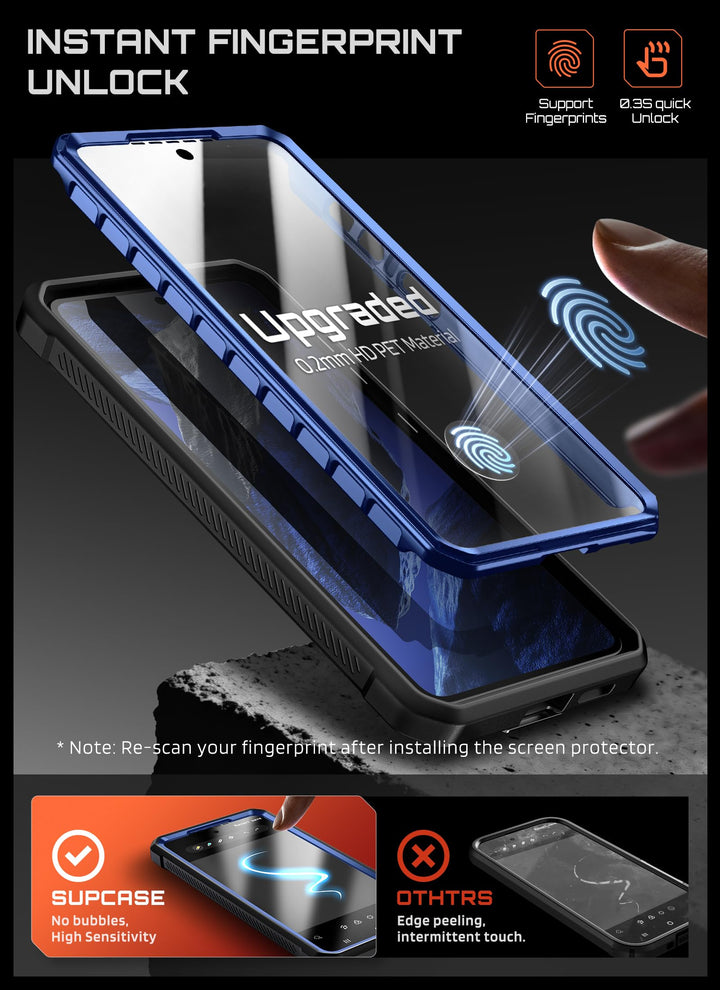 حافظة SUPCASE لسلسلة Samsung Galaxy S26 مزودة بحامل مدمج، وحماية بمعيار عسكري، ومتوافقة مع MagSafe، ومشبك حزام قابل للفصل، وواقي شاشة وإطار أمامي مدمجين، UBPro Mag