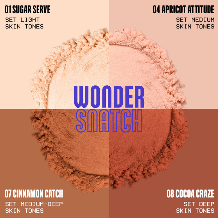 NYX PROFESSIONAL MAKEUP Wonder Snatch Setting Powder, Lifting Loose Powder With Up To 16HR Wear