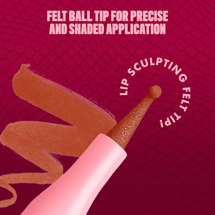 NYX PROFESSIONAL MAKEUP Lip Lingerie Liner Stain, Seamless Make Up with All-Day Color, Waterproof Lip Stain Finish - Up All Night