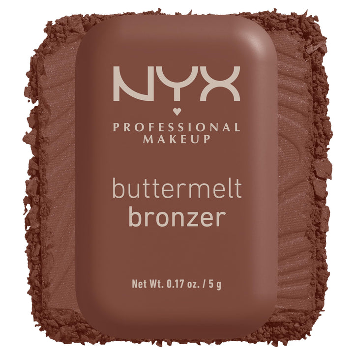 NYX PROFESSIONAL MAKEUP Matte Buttermelt Bronzer, Longwear Face Makeup with Up to 12 Hours of Wear, Vegan Formula 0.17 Ounce