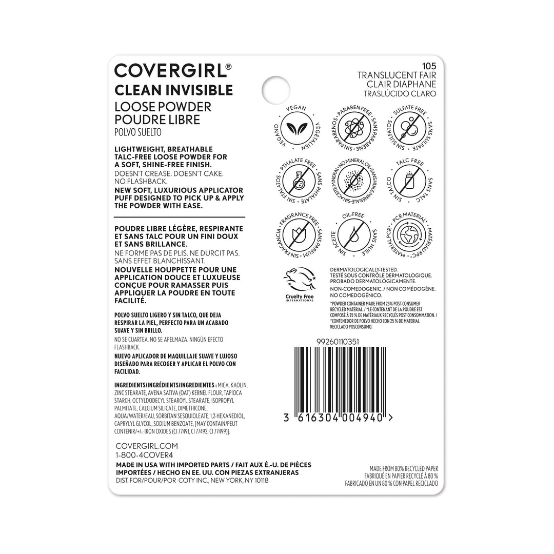 Covergirl Clean Invisible Loose Powder