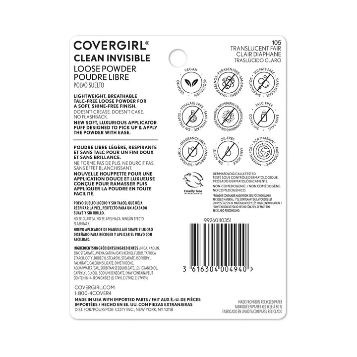 Covergirl Clean Invisible Loose Powder