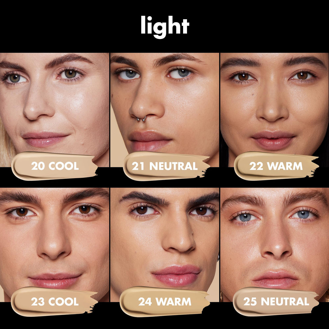 e.l.f. Soft Glam Foundation, Medium Coverage, Long-Lasting & Buildable Foundation For A Smooth, Satin Finish, Vegan & Cruelty-Free, 32 Medium Neutral