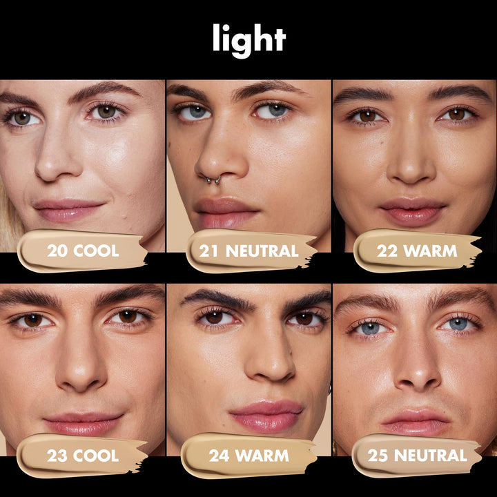e.l.f. Soft Glam Foundation, Medium Coverage, Long-Lasting & Buildable Foundation For A Smooth, Satin Finish, Vegan & Cruelty-Free, 32 Medium Neutral