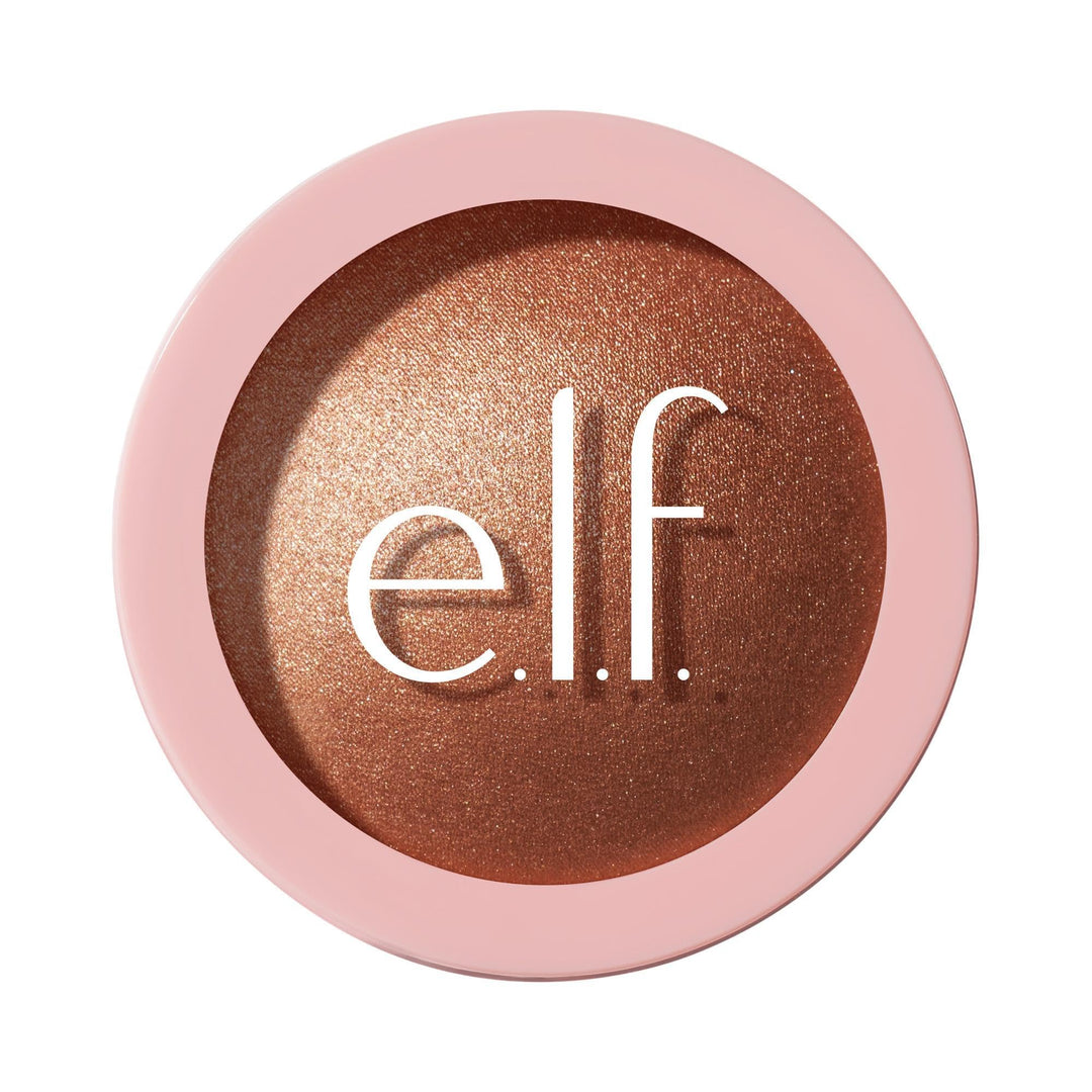 e.l.f. Halo Glow Silky Powder Highlighter, Long-Lasting Luminous Finish, Cake-Resistant With Micro-Shimmer, Vegan & Cruelty-Free