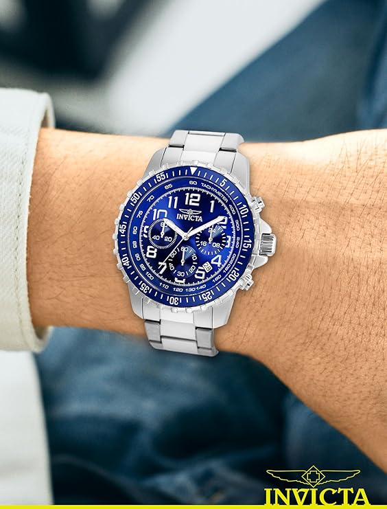 Invicta Men's 6621 Invicta II Chronograph Black Dial Two-Tone Stainless Steel Watch