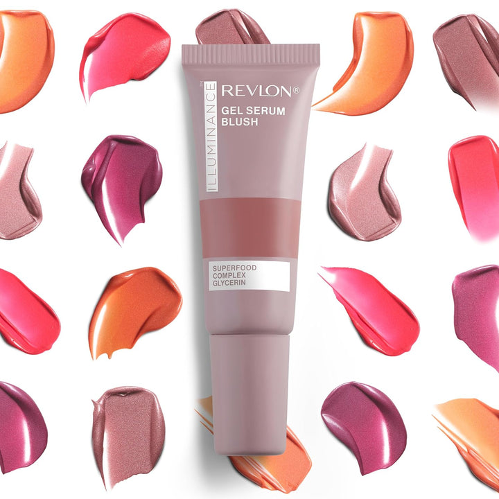 Revlon Illuminance Gel Serum Blush, Visibly Plump Cheeks, Dewy Finish and Hydrates All Day