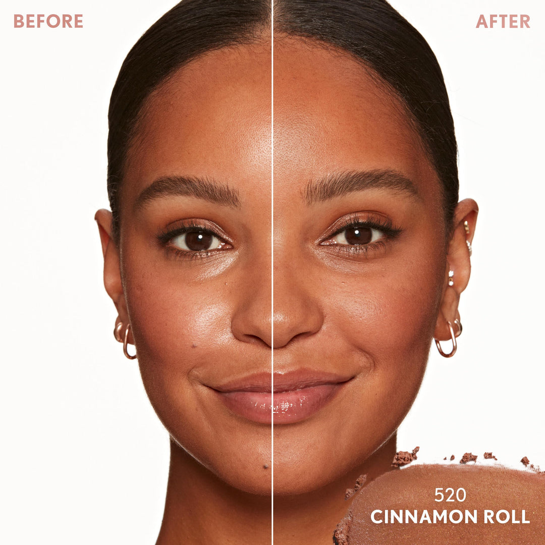 COVERGIRL TruBlend Skin Enhancer Baked Luminous Finishing Face Powder, with Hyaluronic Acid and White Rose Extract, Sheer &amp; Buildable
