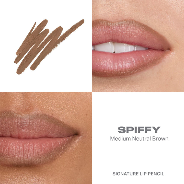 Morphe Signature Lip Liner Pencil - Creamy, Long Lasting Definer for Precise Shaping and Filling - Lip Makeup Essential with Smooth Glide - Professional Lipliner Pencil