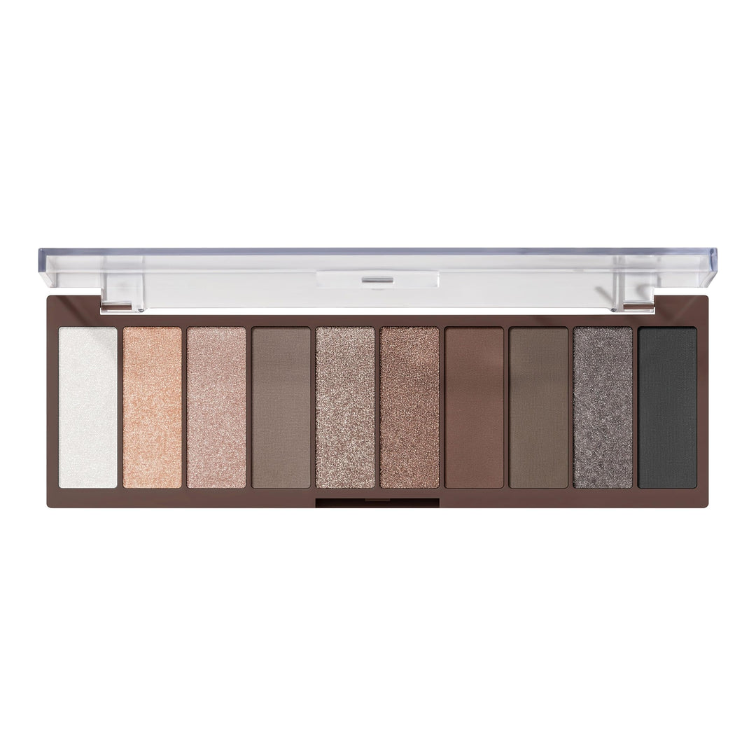 e.l.f. Perfect 10 Eyeshadow Palette, Ten Ultra-pigmented Neutral Shades, Blendable Formula, Vegan & Cruelty-free