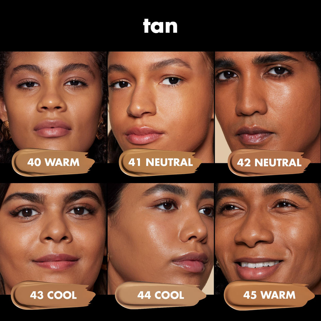 e.l.f. Soft Glam Foundation, Medium Coverage, Long-Lasting & Buildable Foundation For A Smooth, Satin Finish, Vegan & Cruelty-Free, 32 Medium Neutral
