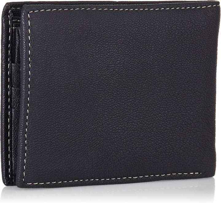 Timberland D97017/23A Men's Leather Passcase Security RFID Wallet, Navy Blue