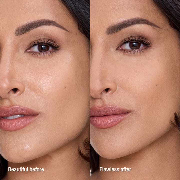Charlotte Tilbury Airbrush Flawless Finish Setting Powder - Pore-Blurring Pressed Powder for Face Makeup to Minimize Shine with a Soft-Focus Finish - Full Size