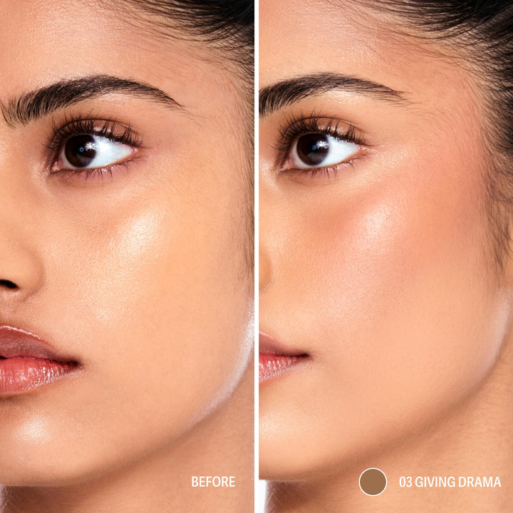 Sacheu Liquid Contour STAY-N Cream Contour, Longwear, Blendable &amp; builable formula, lightweight, transfer &amp; smudge-proof, vegan collagen, hyaluronic acid &amp; peptide