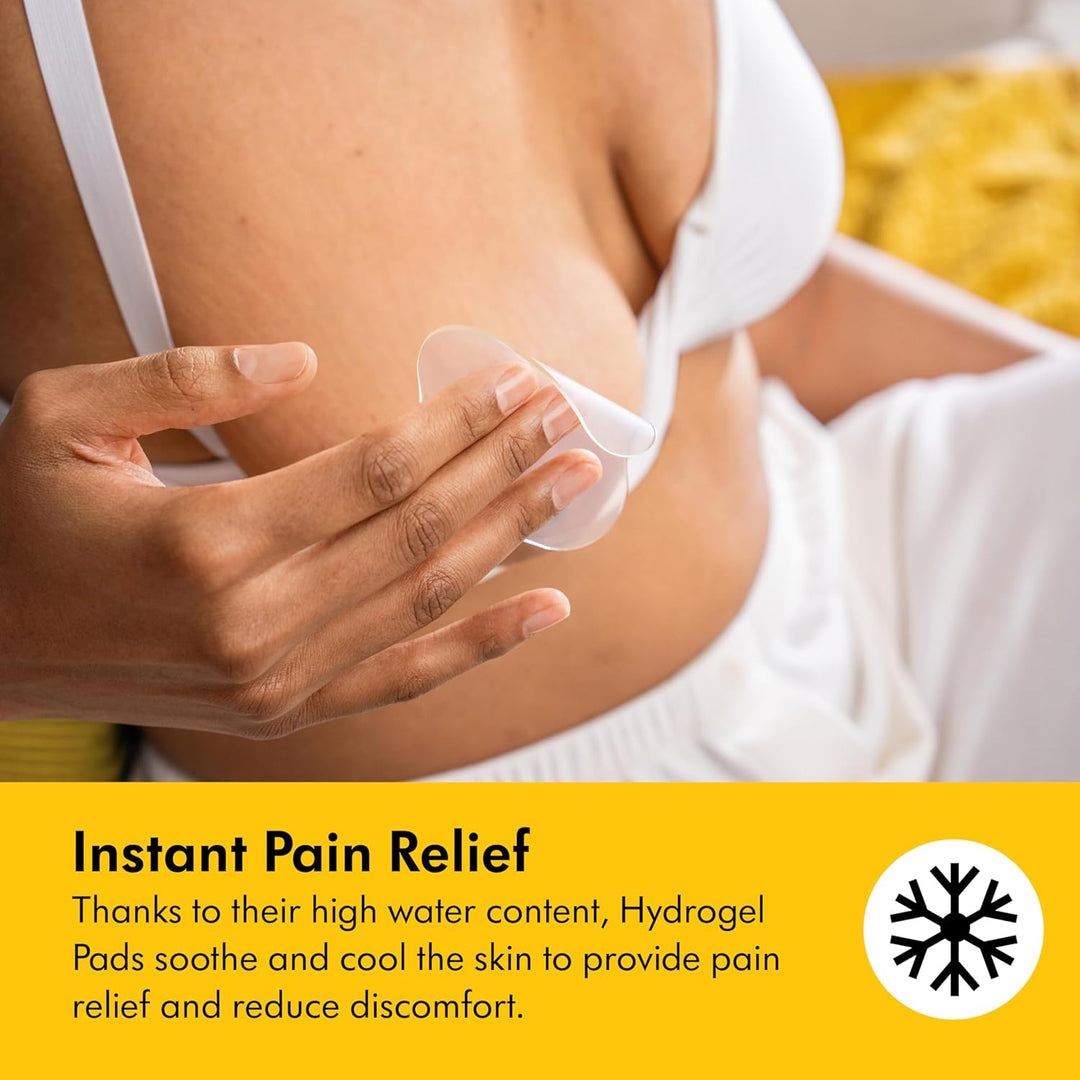Medela Hydrogel Pads | Pain Relief for Sore or Cracked Nipples | Breastfeeding Essentials