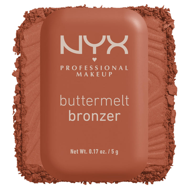 NYX PROFESSIONAL MAKEUP Matte Buttermelt Bronzer, Longwear Face Makeup with Up to 12 Hours of Wear, Vegan Formula 0.17 Ounce