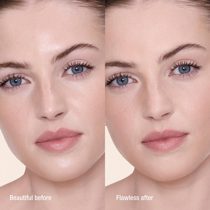 Charlotte Tilbury Airbrush Flawless Finish Setting Powder - Pore-Blurring Pressed Powder for Face Makeup to Minimize Shine with a Soft-Focus Finish - Full Size